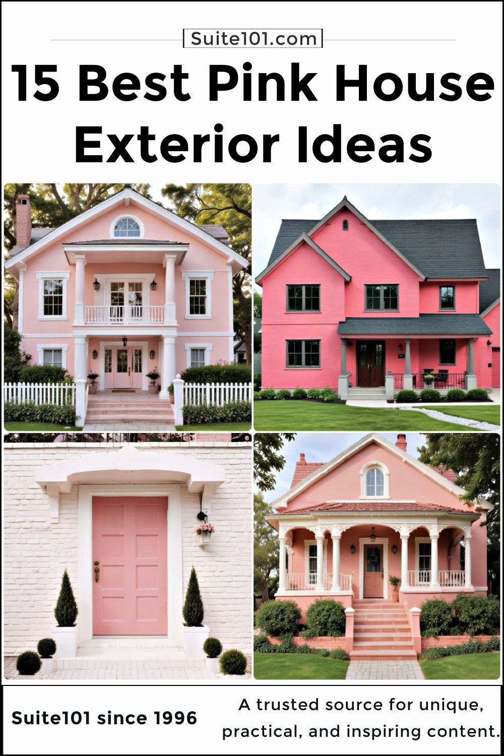 15 Cute Pink House Exterior Ideas for a Charming Home