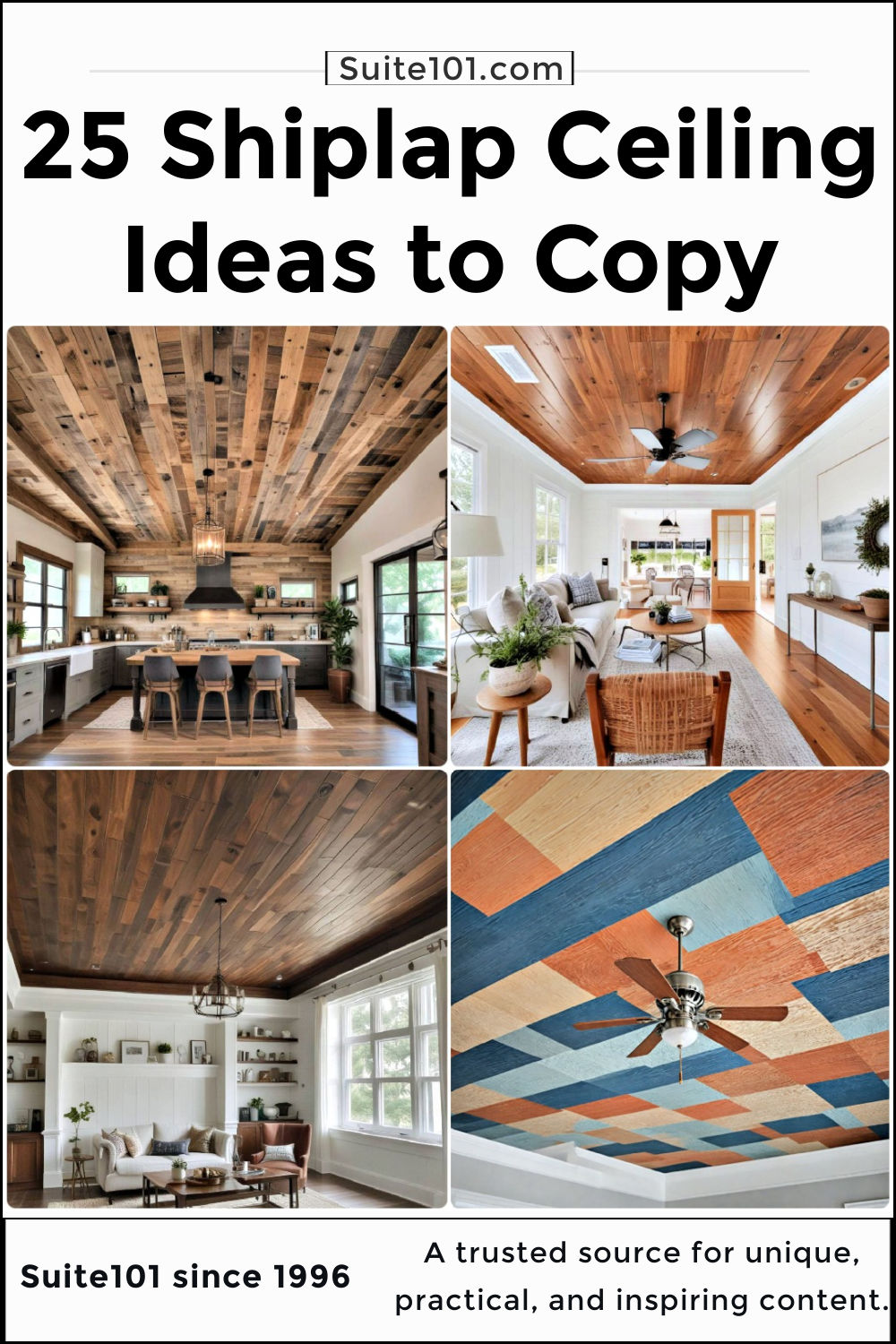 25 Shiplap Ceiling Ideas for a Modern Farmhouse Look