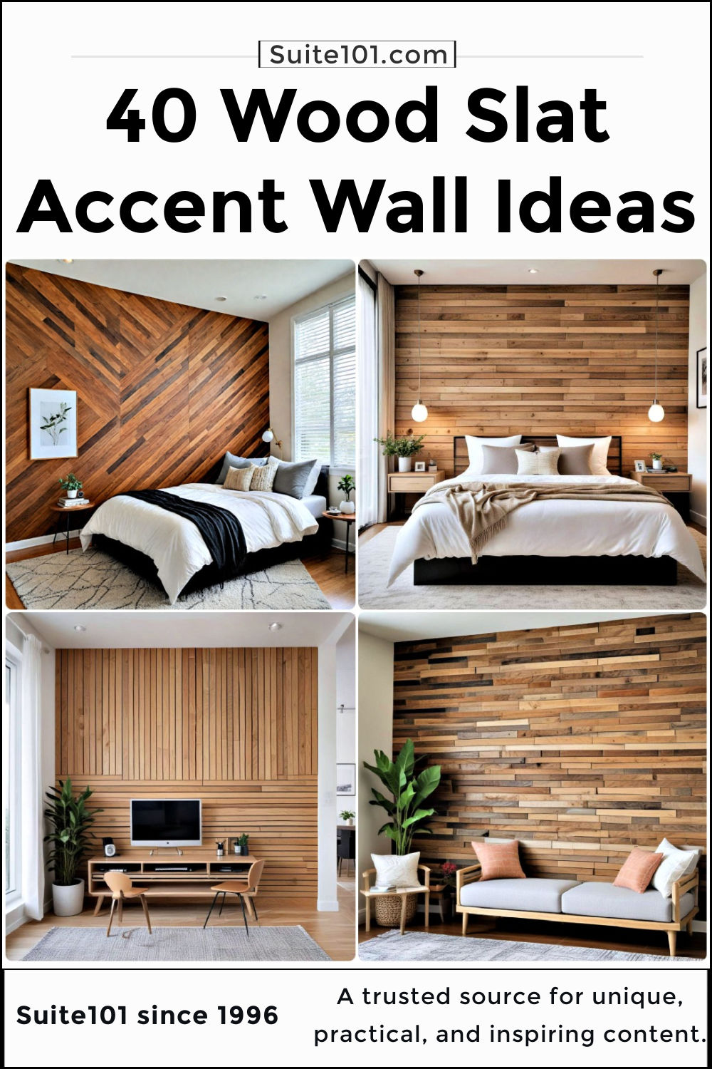 40 Wood Slat Accent Wall Ideas to Enhance Your Decor