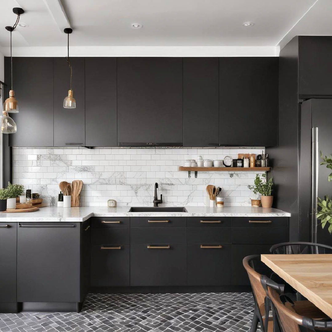 40 Black and White Kitchen Ideas for Modern Homes