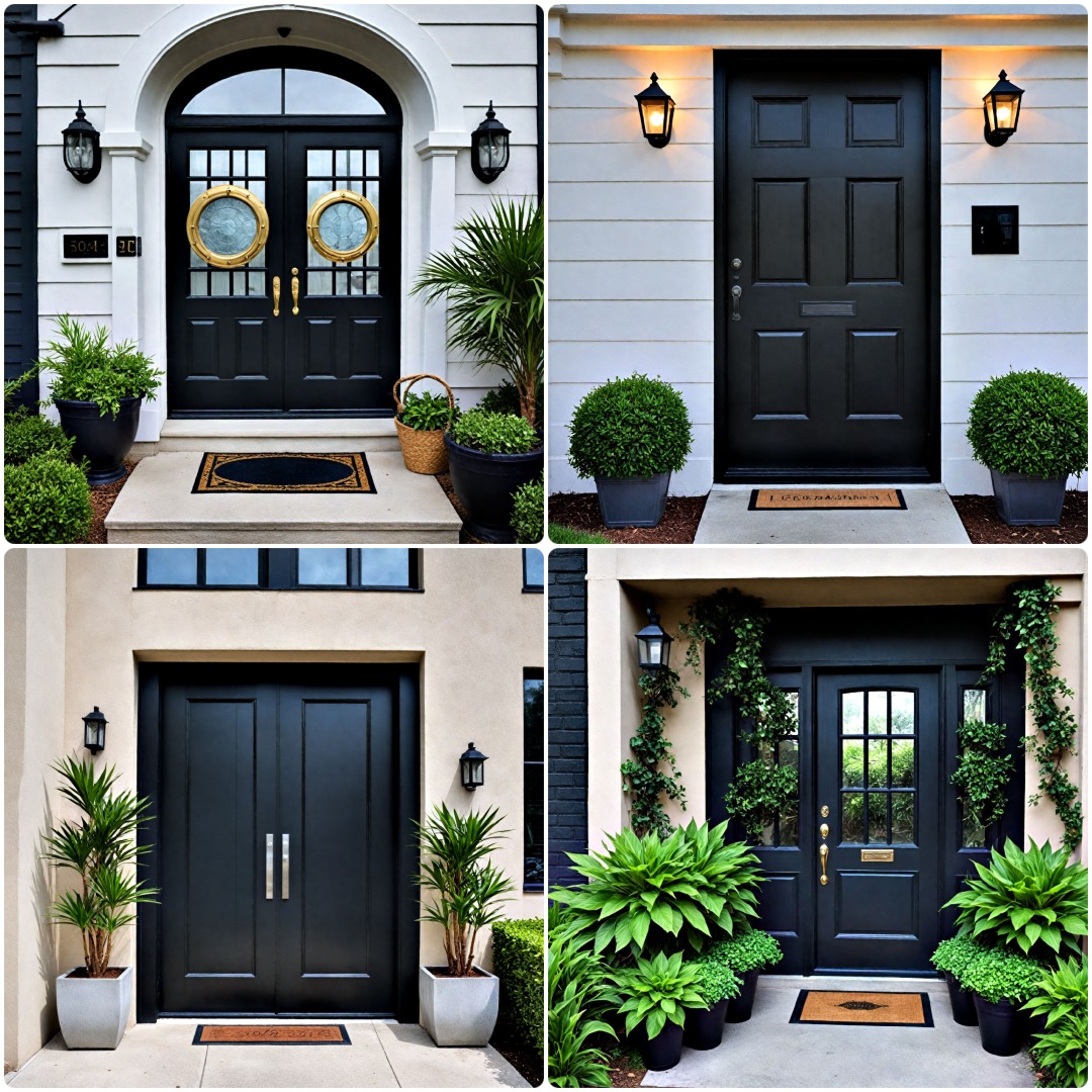 40 Black Front Door Ideas to Revamp Your Entryway