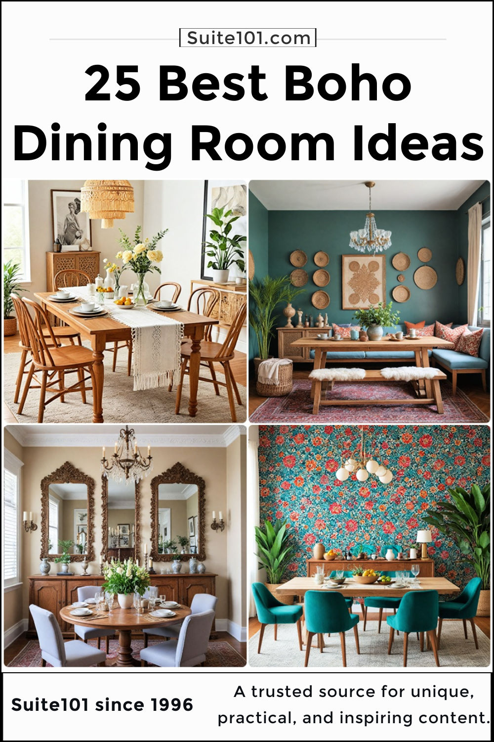 25 Boho Dining Room Ideas with a Global Flair