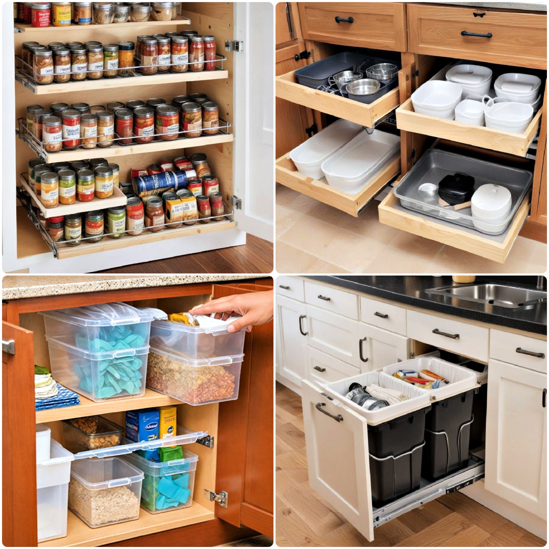 25 Cabinet Storage Ideas For Every Kitchen Need