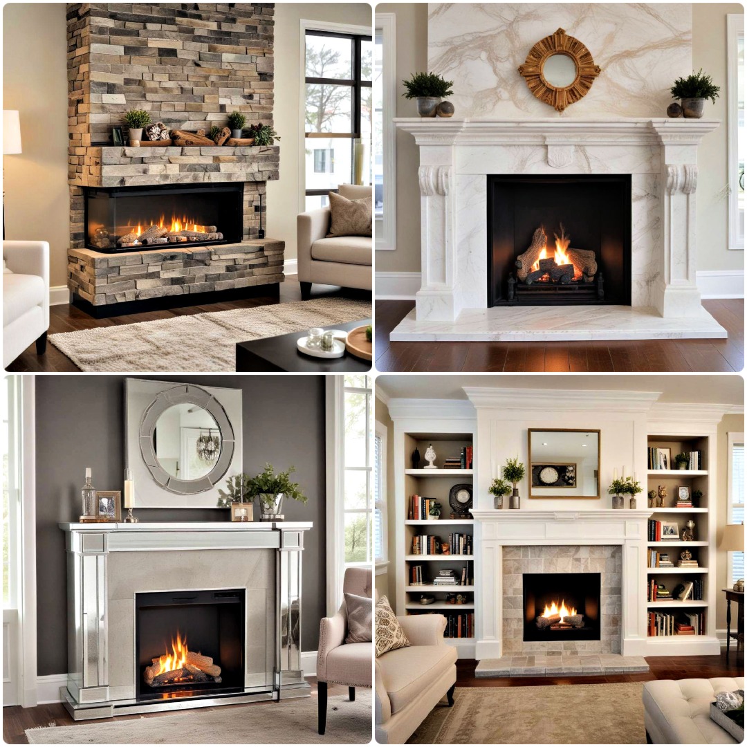 25 Faux Fireplace Ideas for Budget-Friendly Home Decor