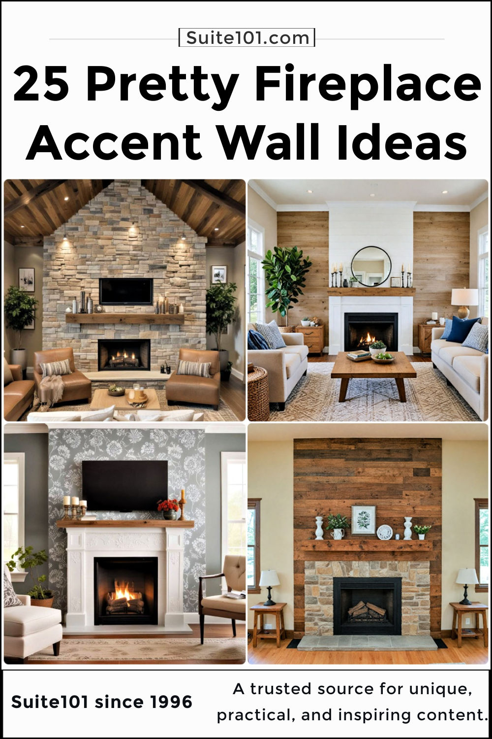 25 Fireplace Accent Wall Ideas To Upgrade Your Space