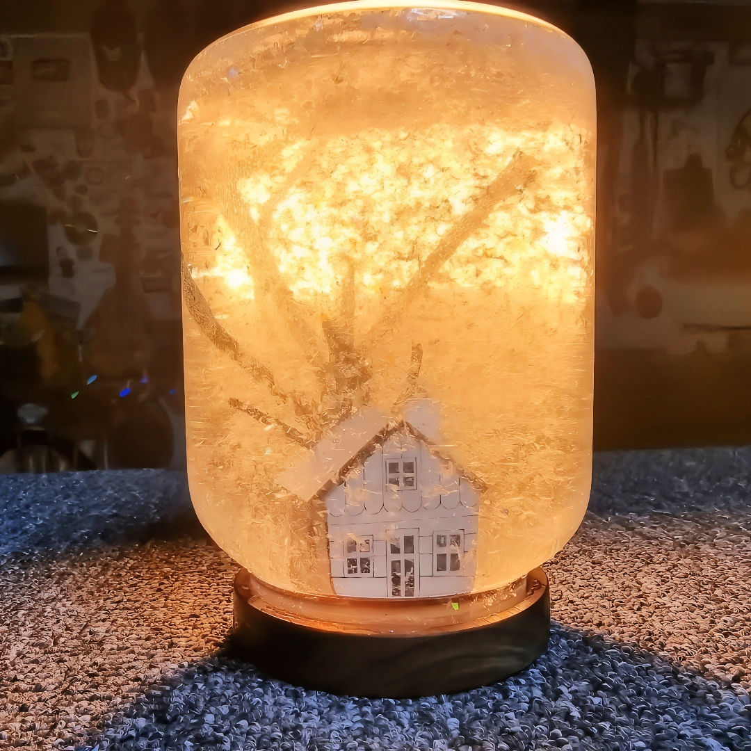 DIY Snow Globe in 5 Minutes