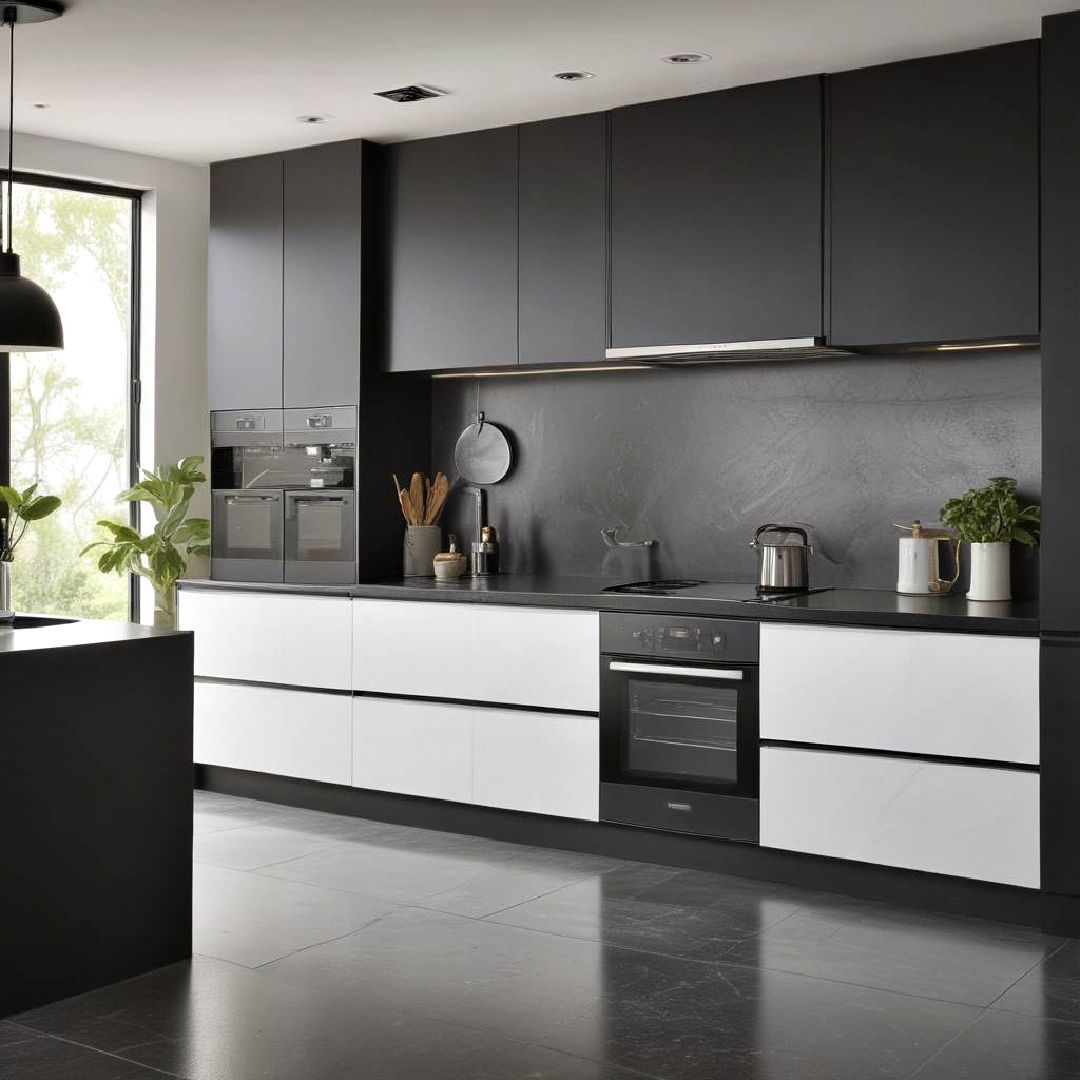40 Black and White Kitchen Ideas for Modern Homes
