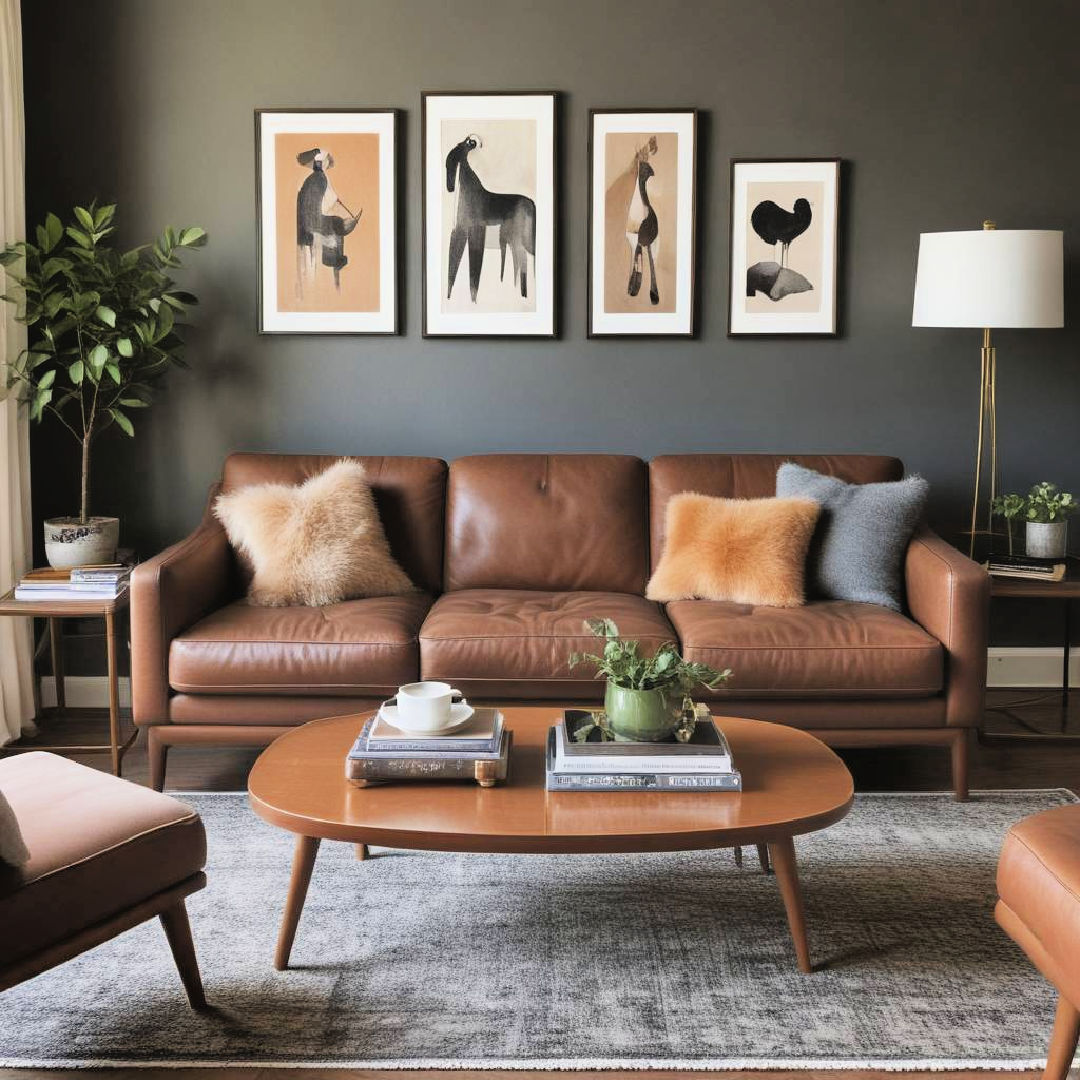 25 Dark Brown Couch Living Room Ideas for a Cozy Space