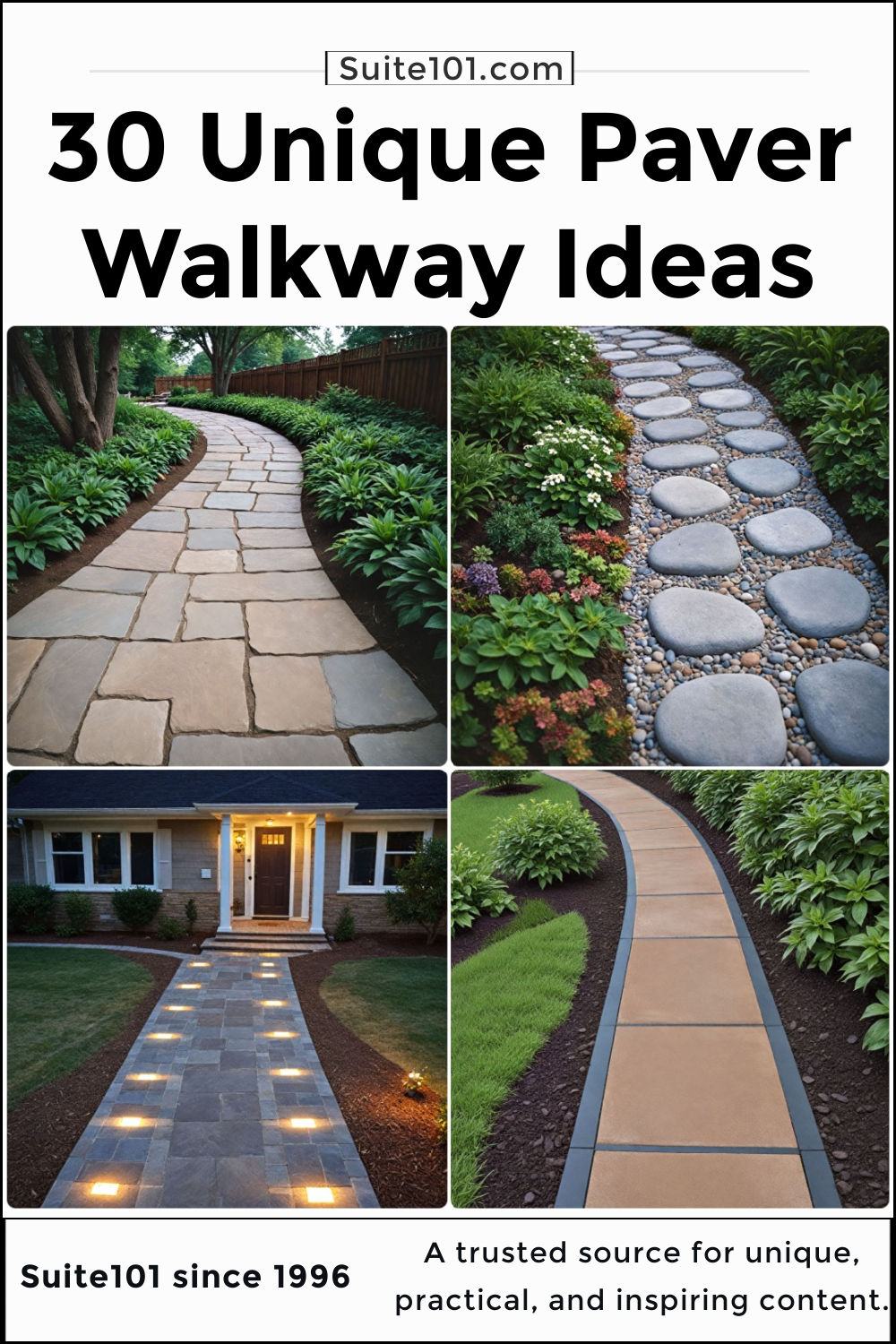 30 Paver Walkway Ideas for Your Landscape