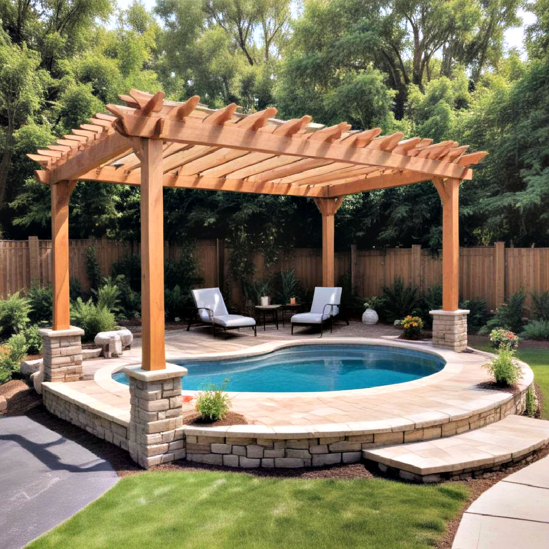 25 Above-Ground Pool Landscaping Ideas and Designs