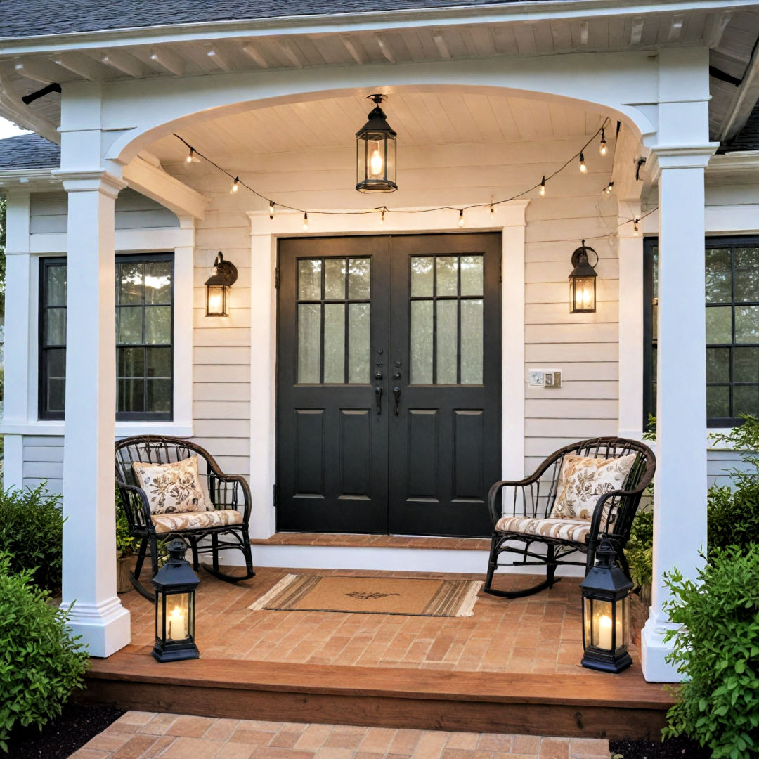 30 Farmhouse Porch Ideas to Cozy Up Your Entryway