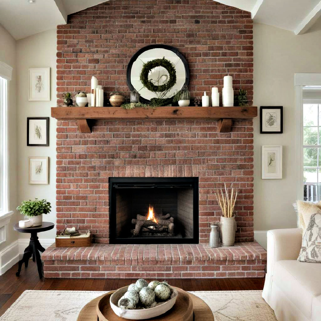 40 Brick Fireplace Ideas To Cozy up Your Home