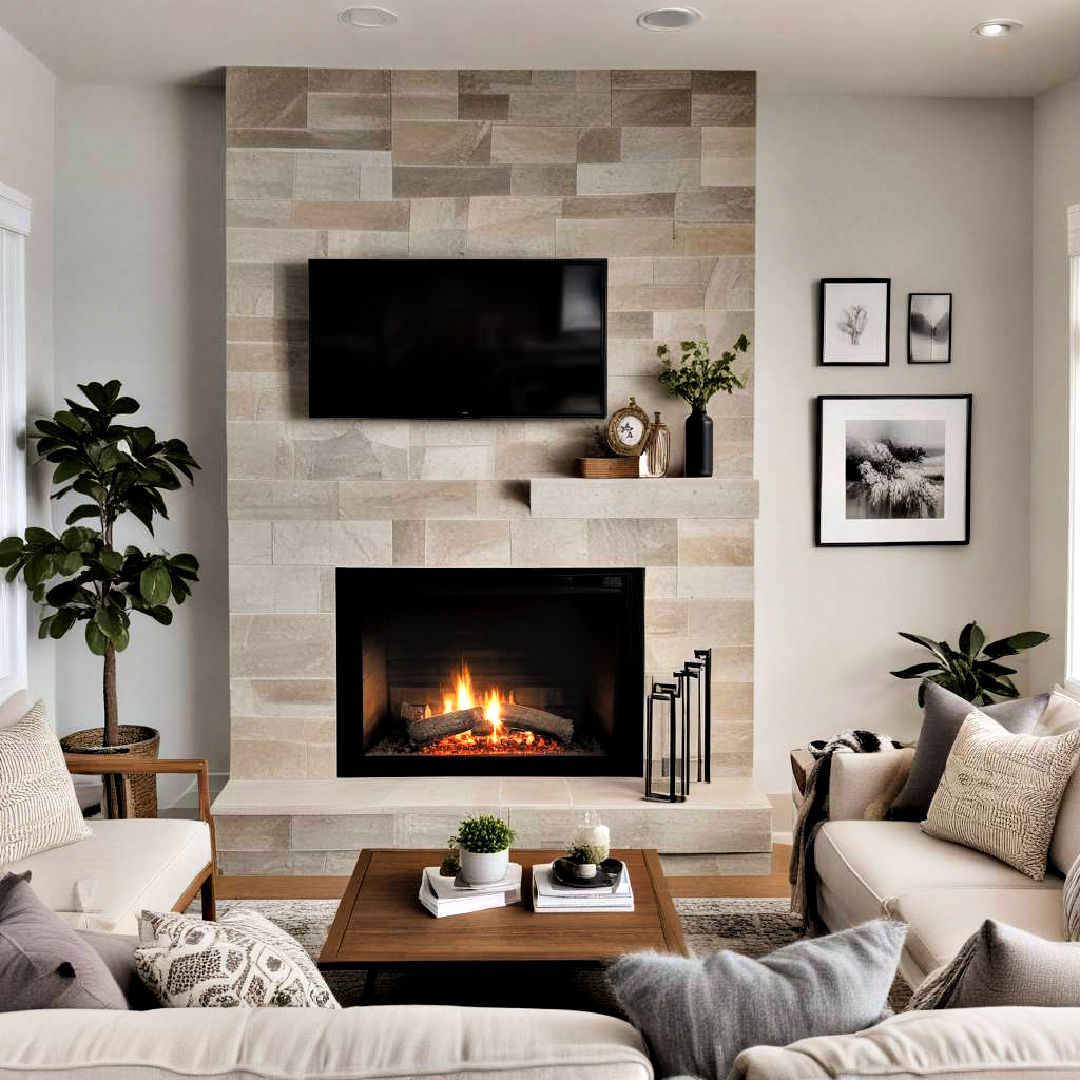 25 Electric Fireplace Ideas With Tv Above To Inspire You