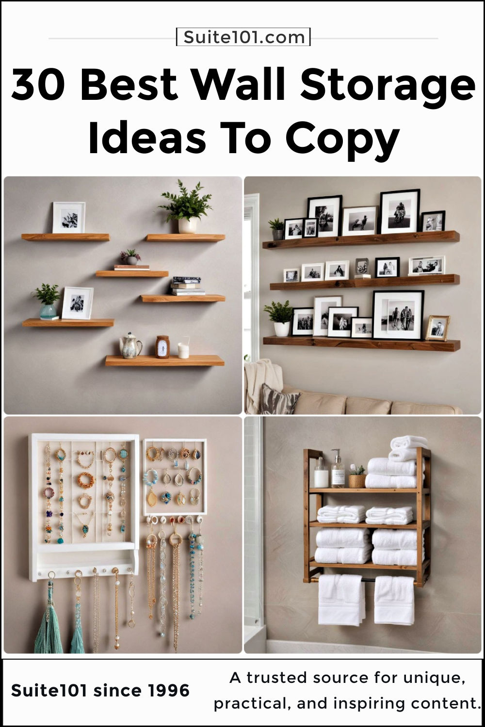 30 Wall Storage Ideas To Declutter Your Home