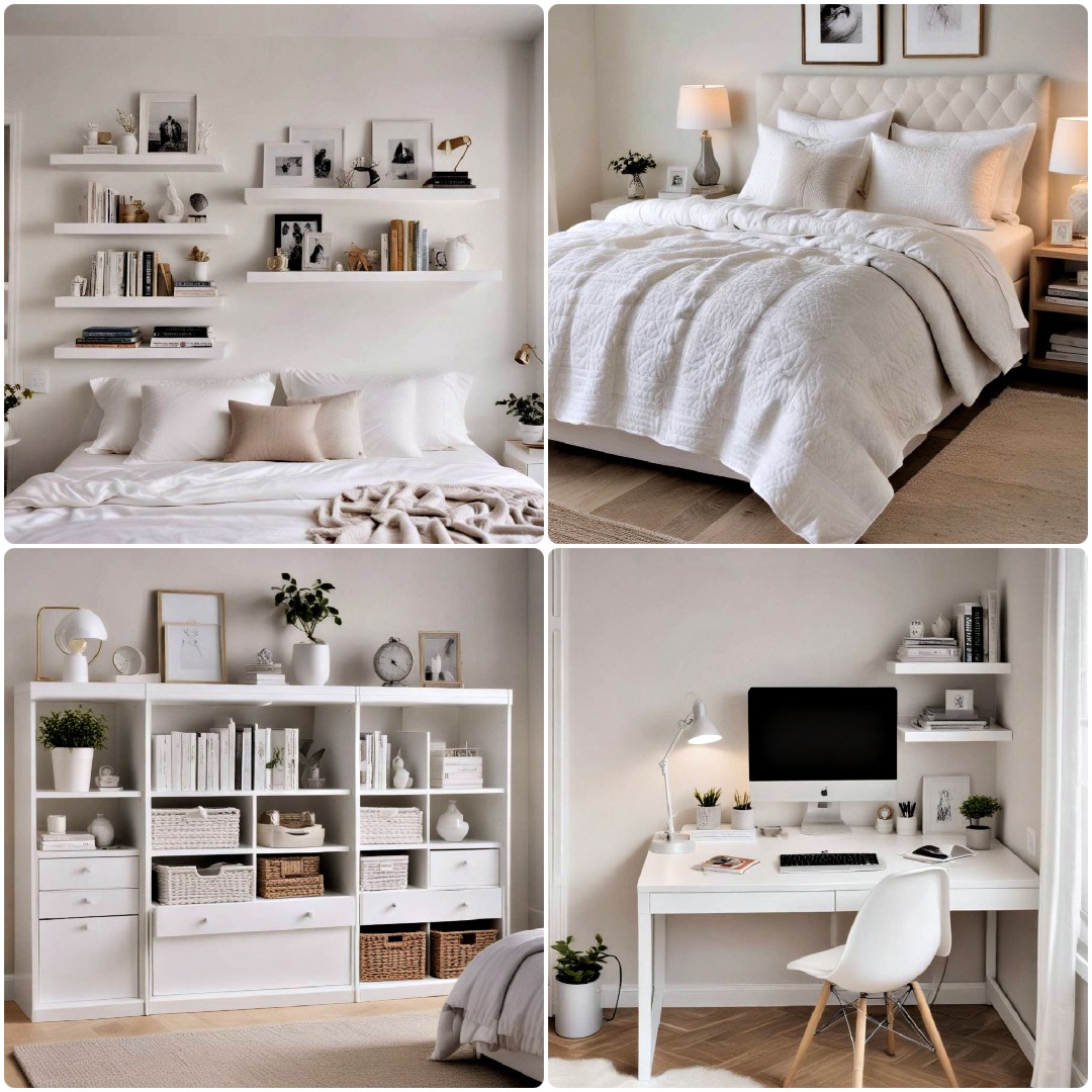 40 White Bedroom Ideas for Minimalist and Modern Décor