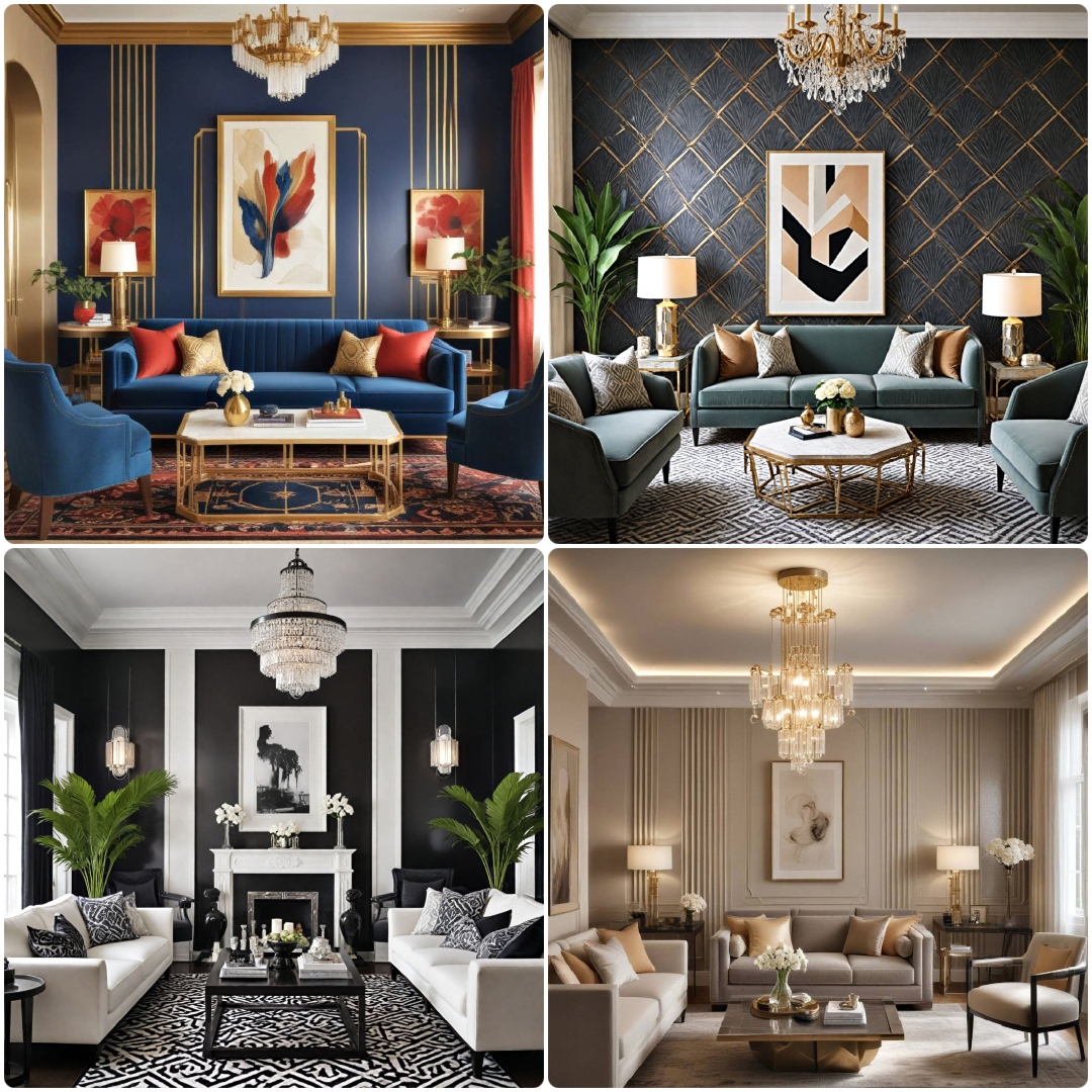 25 Art Deco Living Room Ideas for A Stylish Abode