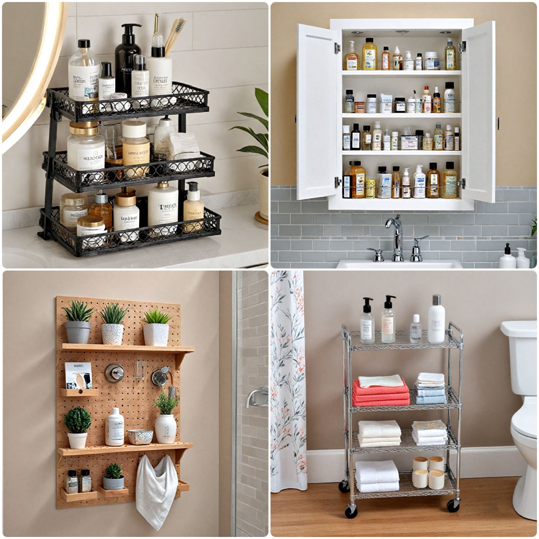 40 Bathroom Storage Ideas To Organize in Style