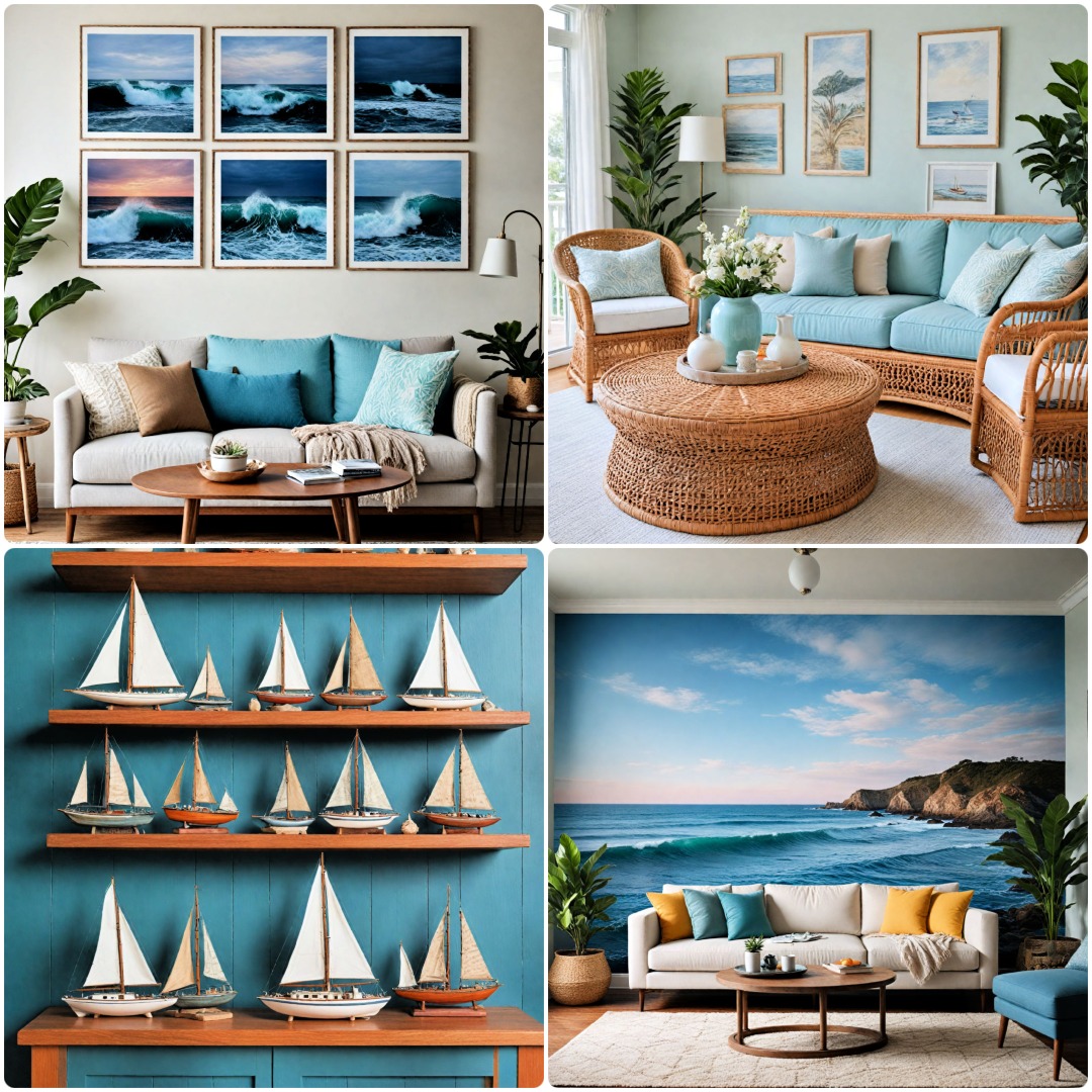 30 Beach House Living Rooms for A Coastal Escape