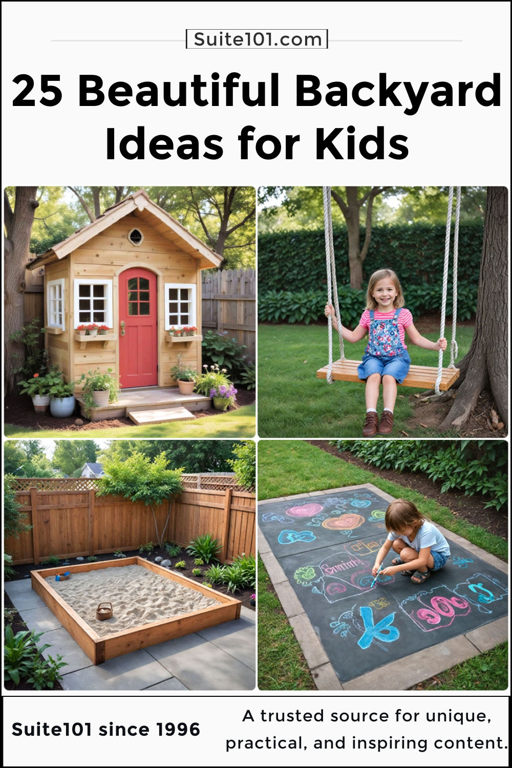 25 Backyard Ideas for Kids Who Love To Play In The Sun