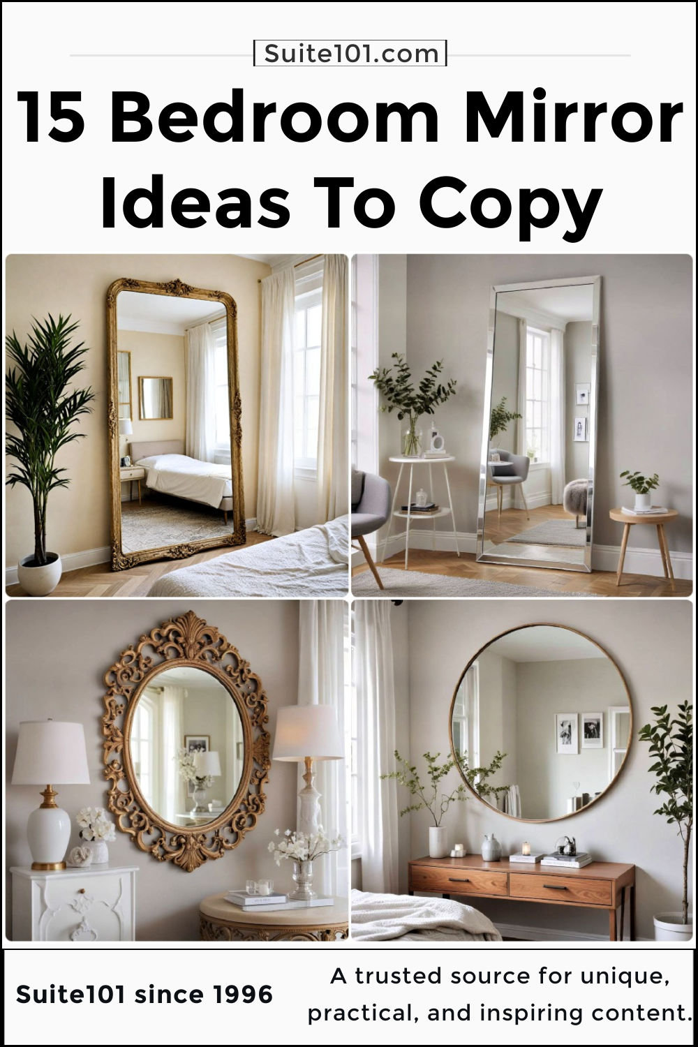 15 Bedroom Mirror Ideas You Haven't Seen Before