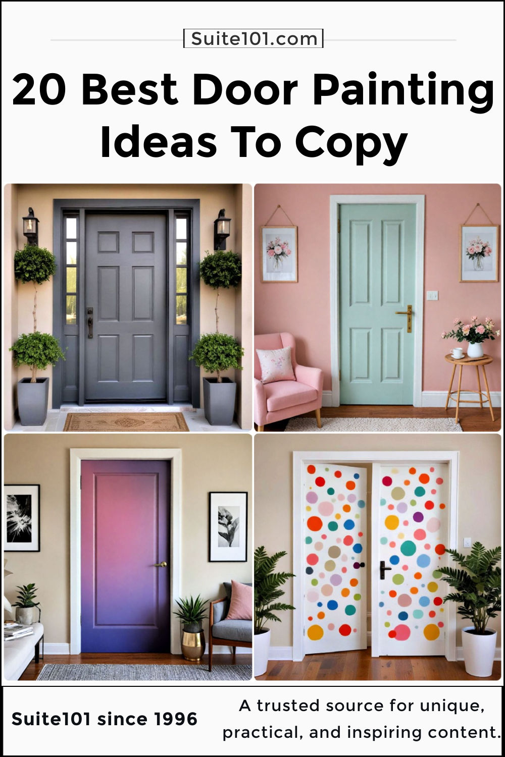 20 Door Painting Ideas That Make a Statement
