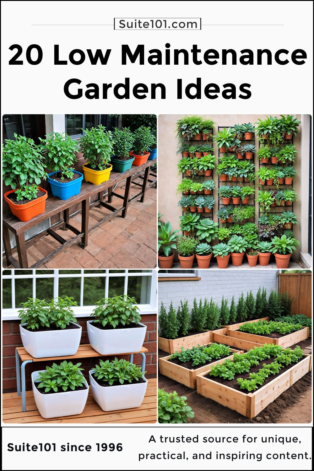 20 Low-Maintenance Garden Ideas for Busy Lifestyles