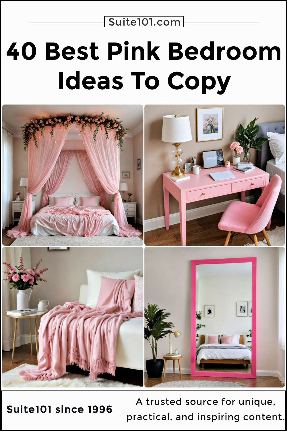 40 Pink Bedroom Ideas To Brighten Up Your Home