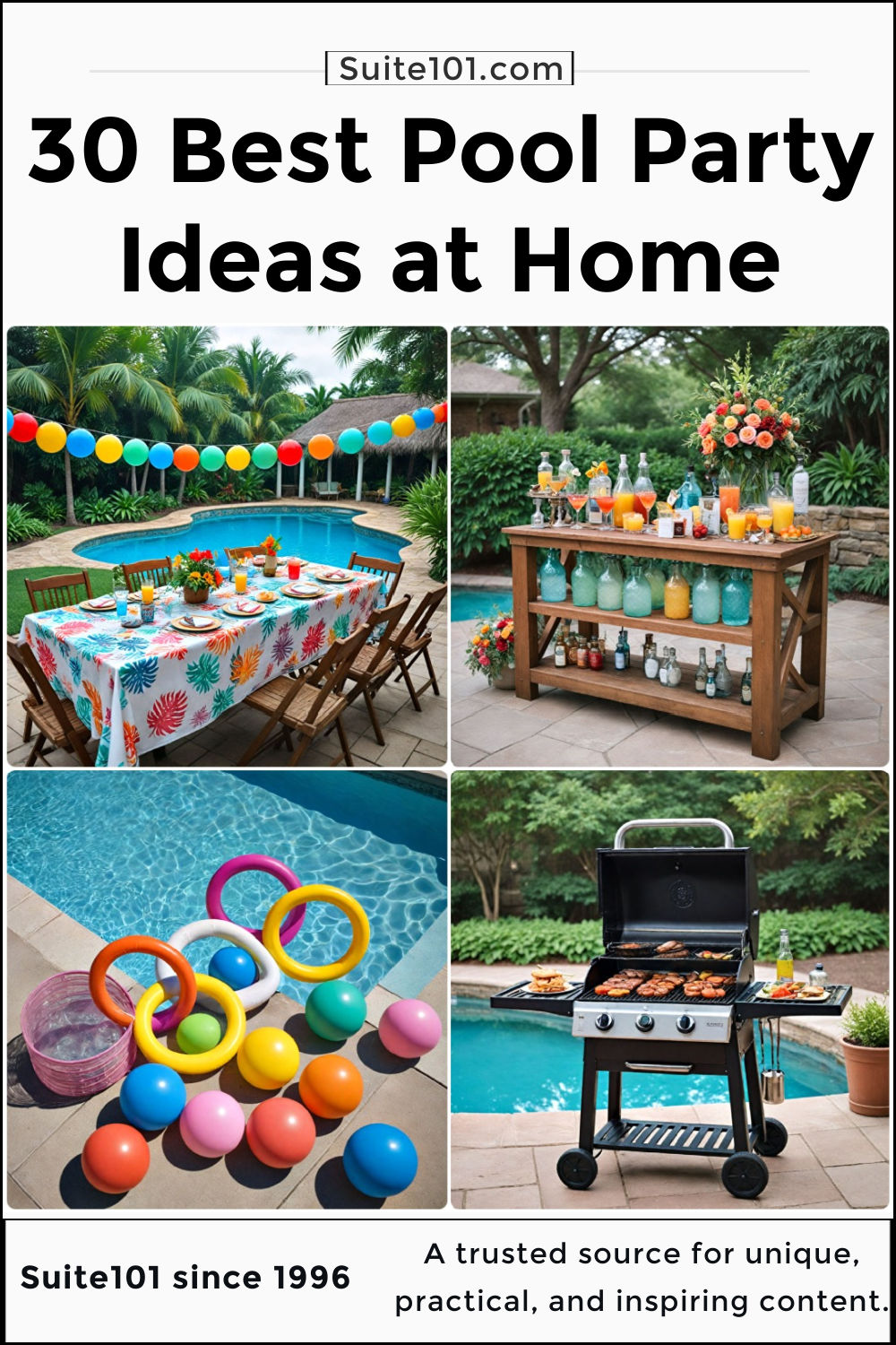 30 Pool Party Ideas To Set the Perfect Summer Vibe