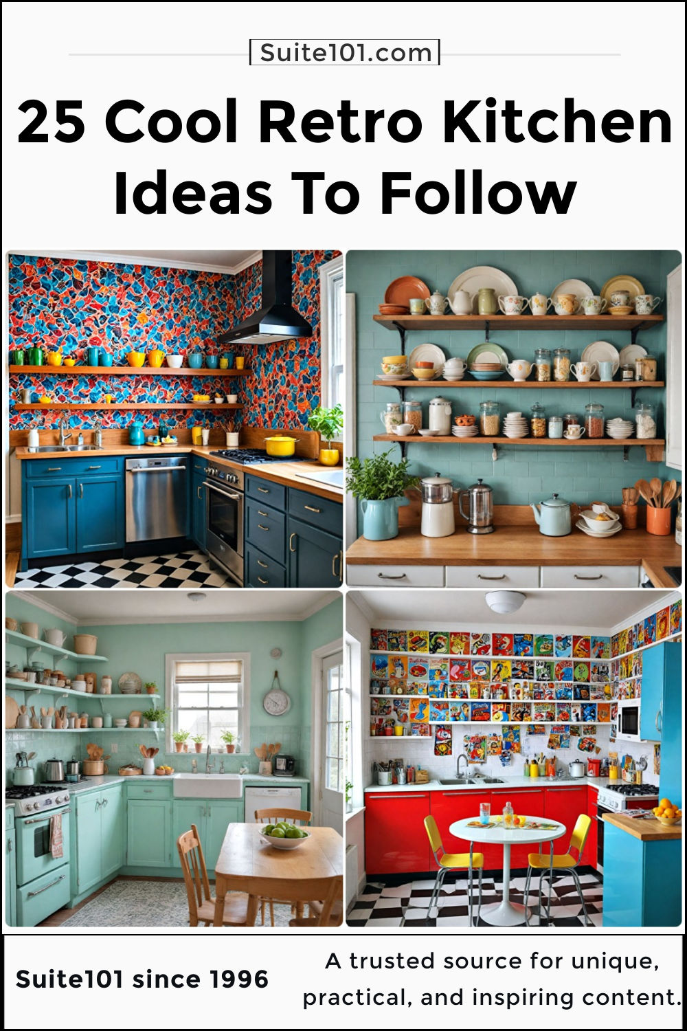 25 Retro Kitchens You'll Want To Steal for 2024