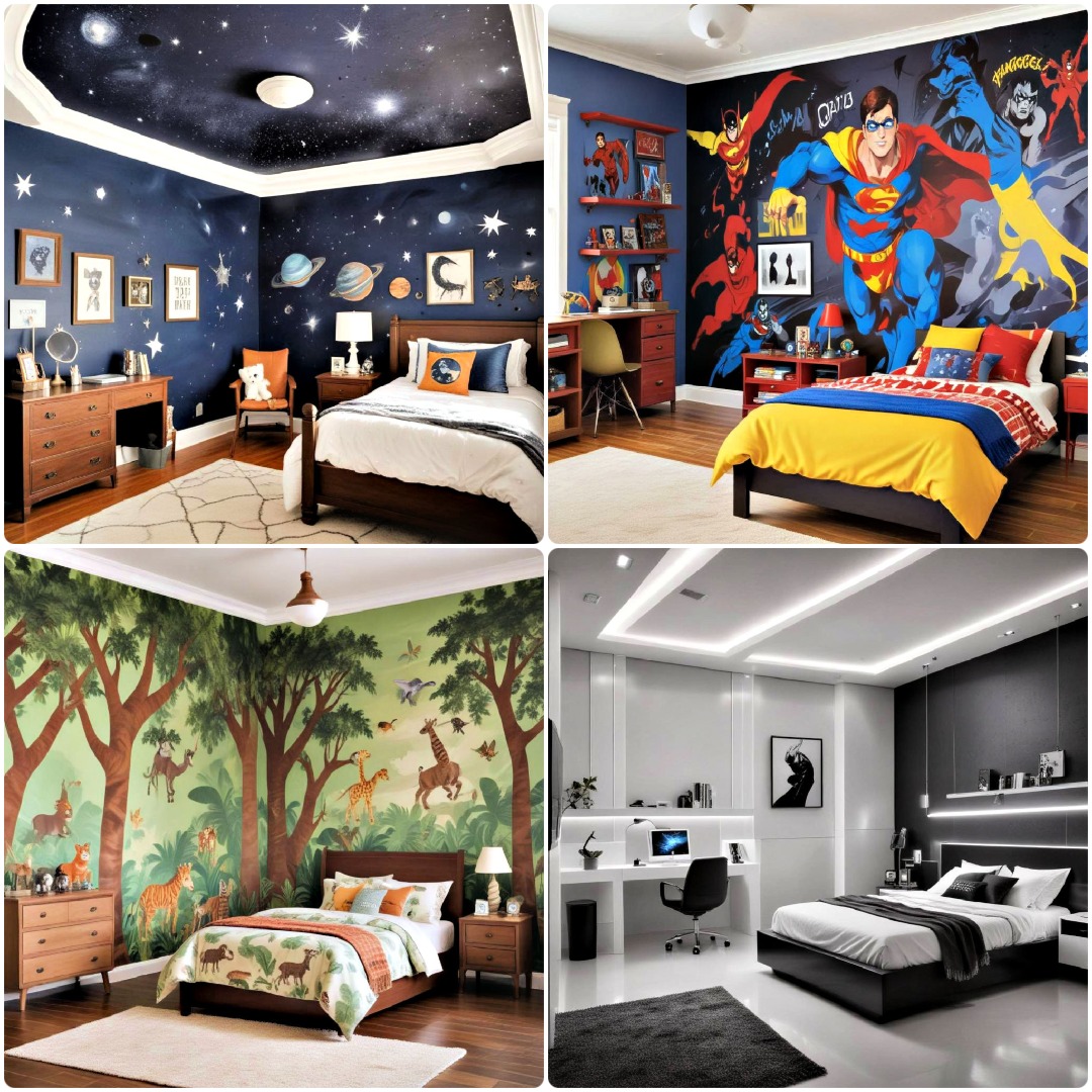 15 Boys' Bedroom Paint Ideas That Will Make Him Smile