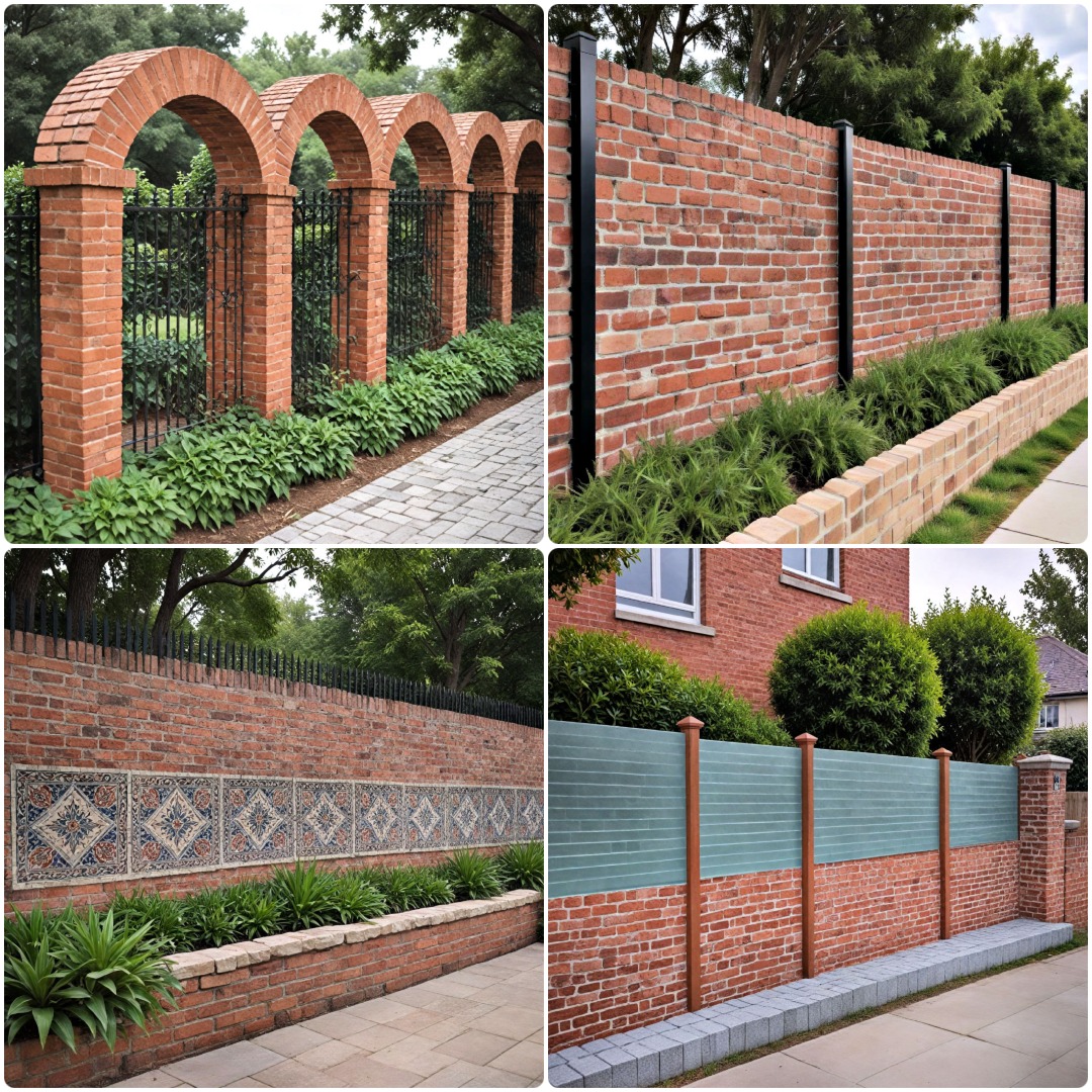 25 Brick Fence Ideas That Enhance Your Property