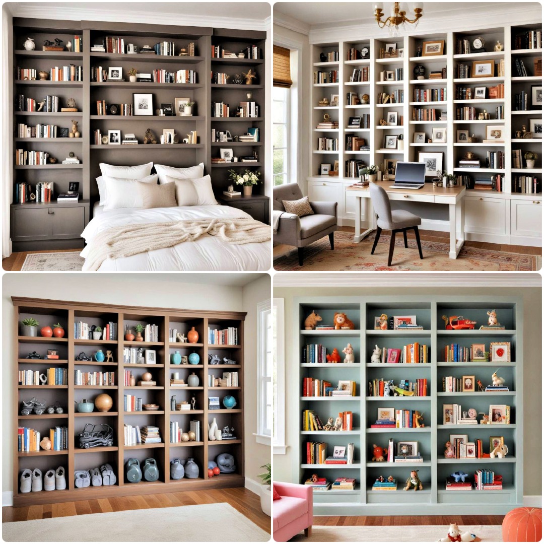 40 Built-In Bookshelf Ideas for A Sleek Look