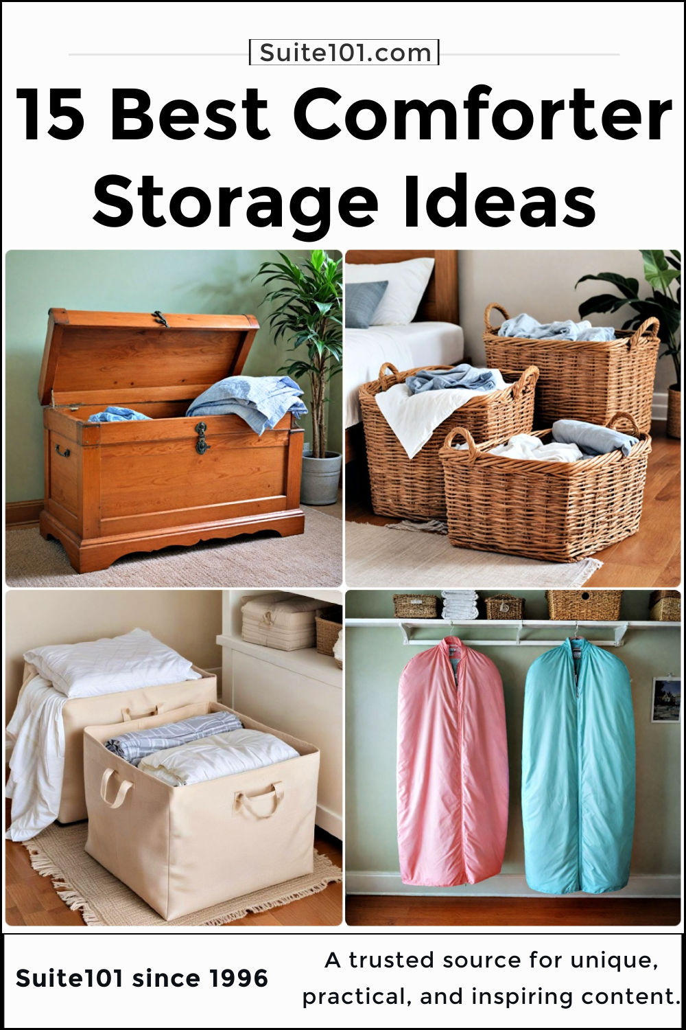 15 Comforter Storage Ideas You'll Wish You Knew Sooner