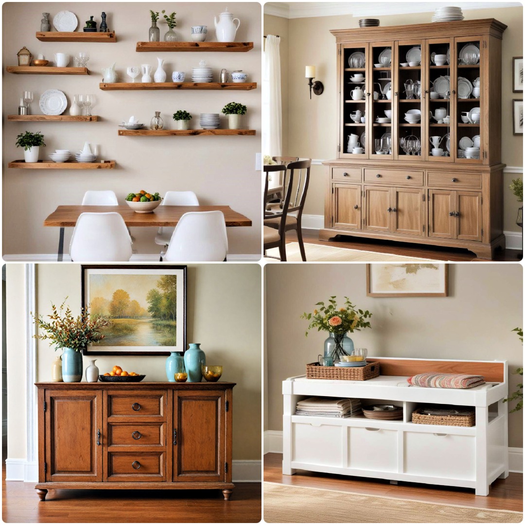 25 Dining Room Storage Ideas for A Clutter-Free Space