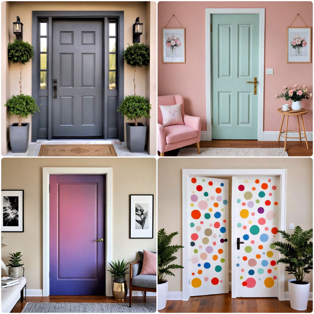 20 Door Painting Ideas That Make A Statement Door Painting Ideas