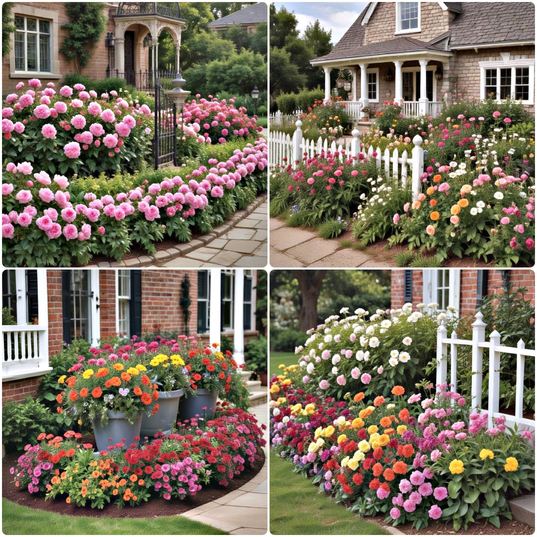 30 Front Yard Flower Bed Ideas for All Seasons