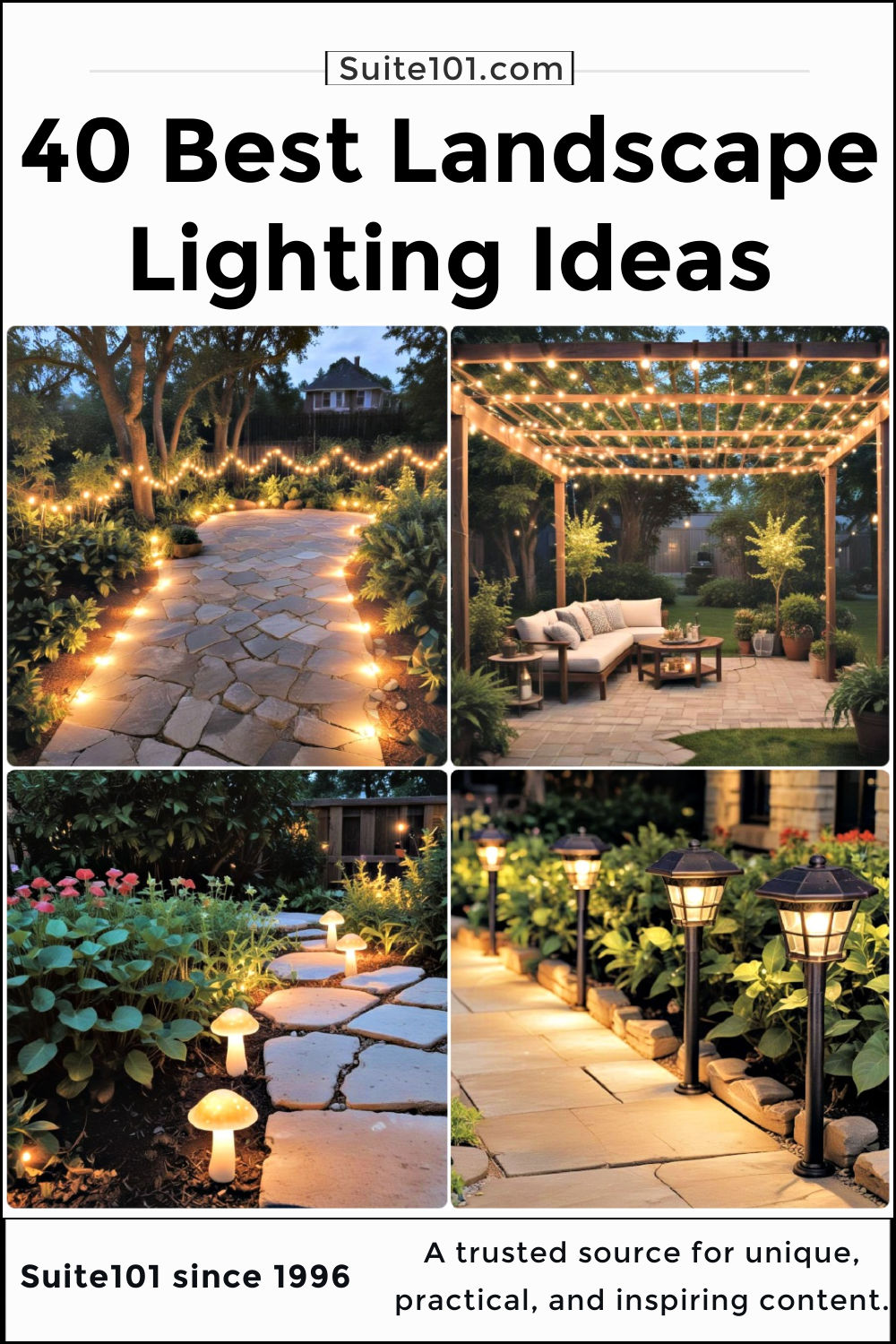 40 Landscape Lighting Ideas That Save Time and Energy