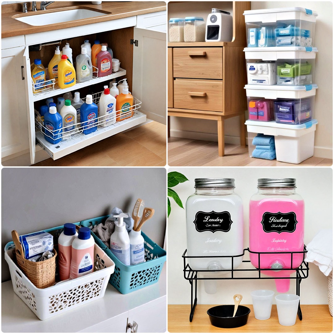 15 Laundry Detergent Storage Ideas You Need To Try