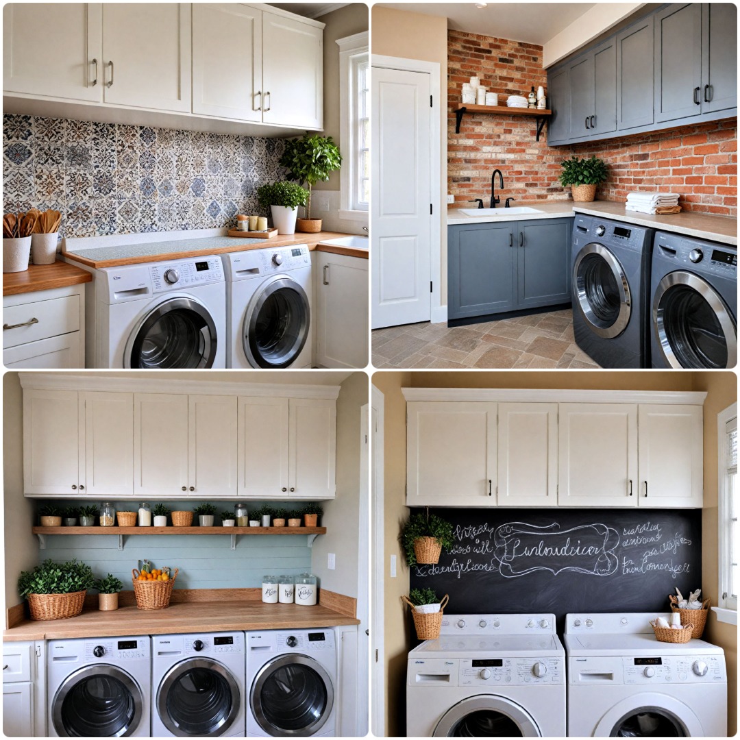 15 Laundry Room Backsplash Ideas You'll Adore