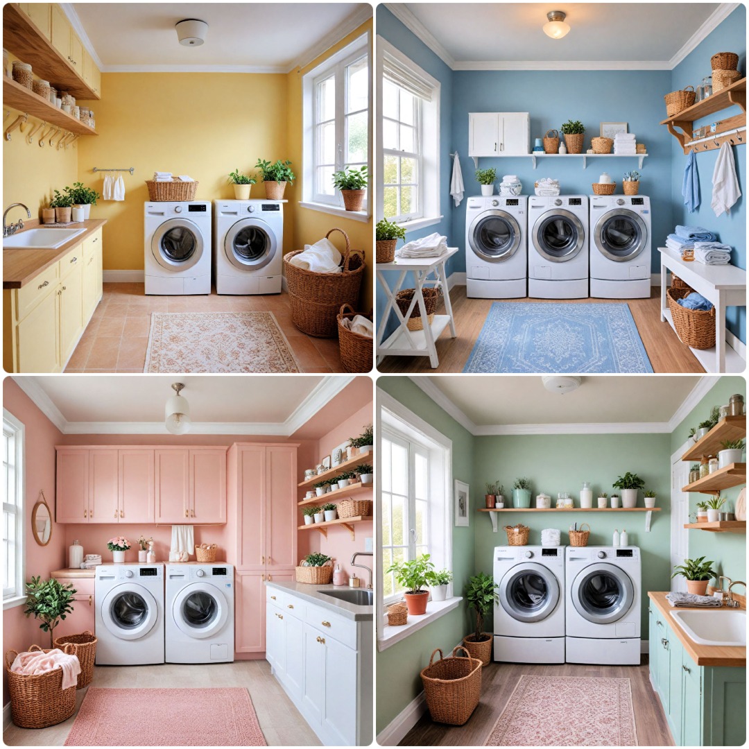 25 Laundry Room Paint Colors That Wash Away The Blahs Laundry Room Paint Ideas