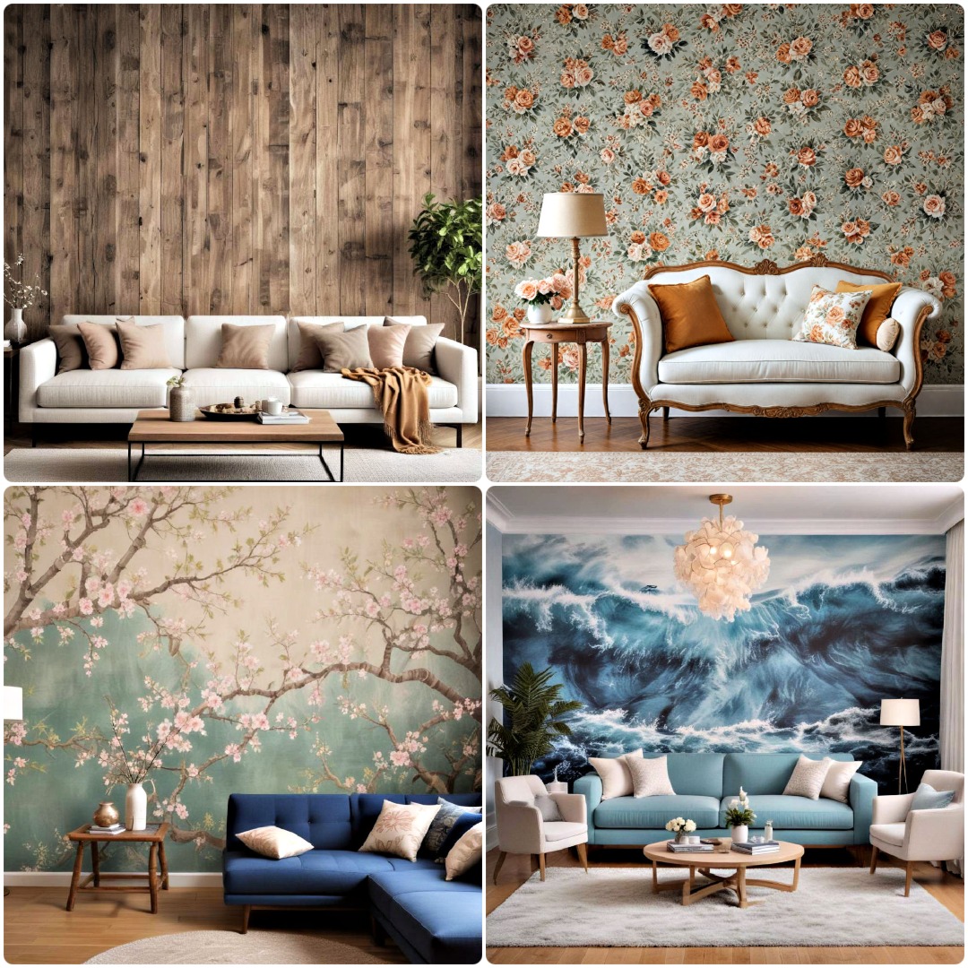 40 Living Room Wallpaper Ideas for Every Taste
