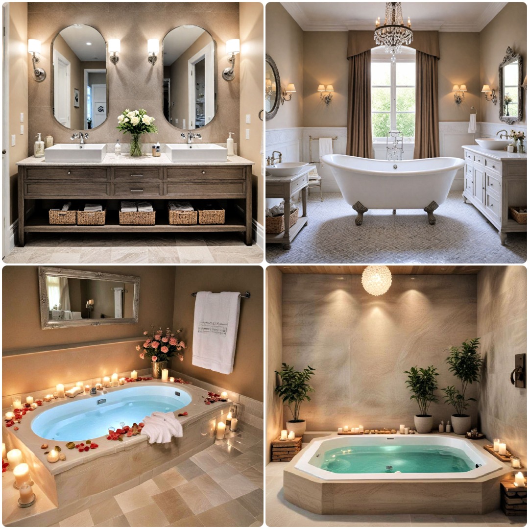 25 Romantic Bathroom Ideas To Impress Your Partner