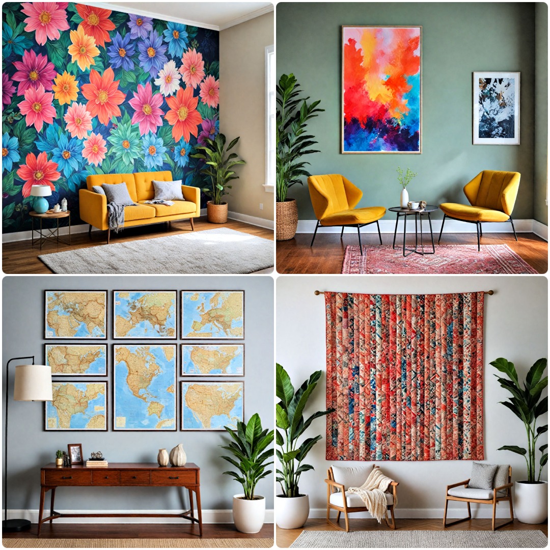 20 Tall Wall Decor Ideas To Express Your Style
