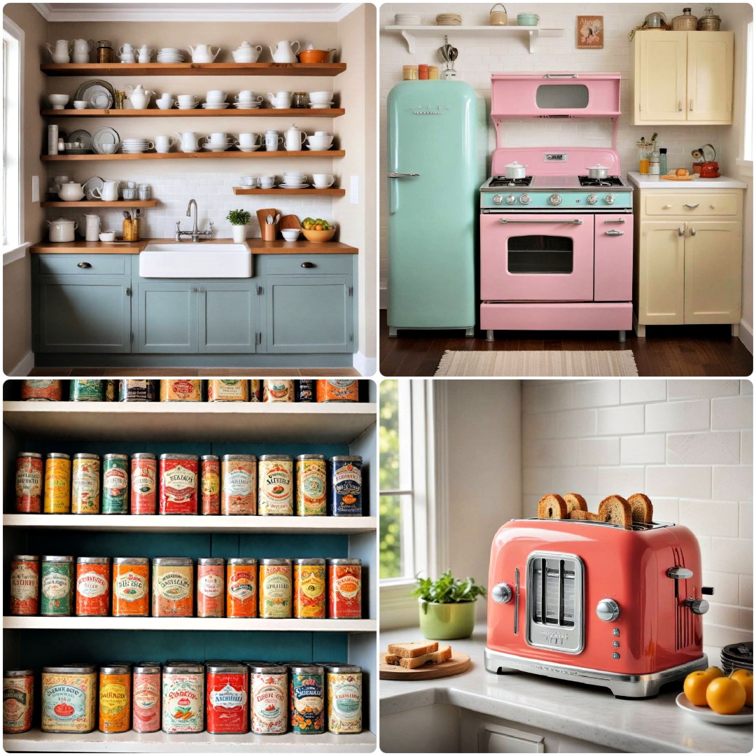 20 Vintage Kitchens for A Charming Space