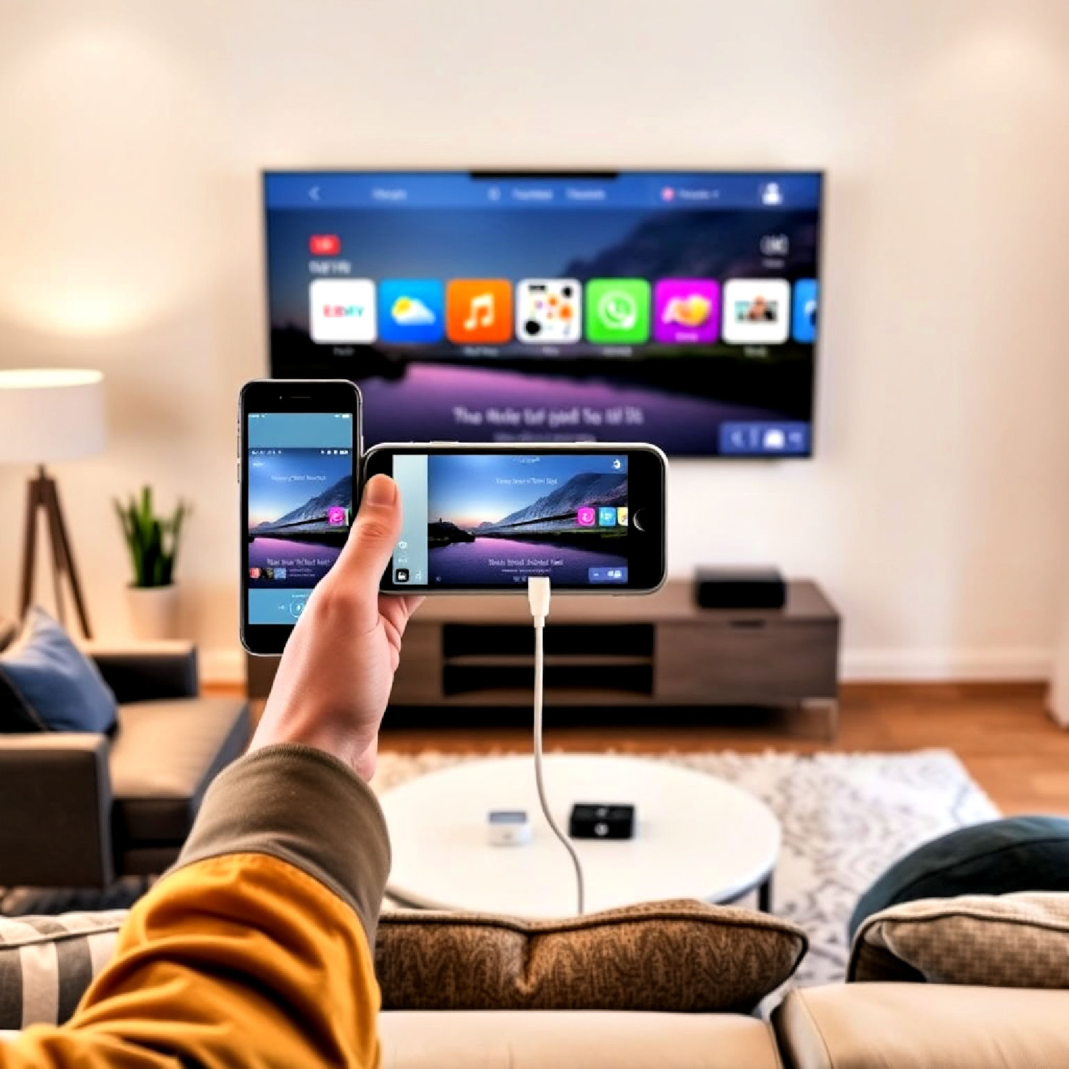 How I Mirrored My iPhone to a TV Without Using Apple TV - Suite 101 - How To Mirror My Iphone To My Sony Tv
