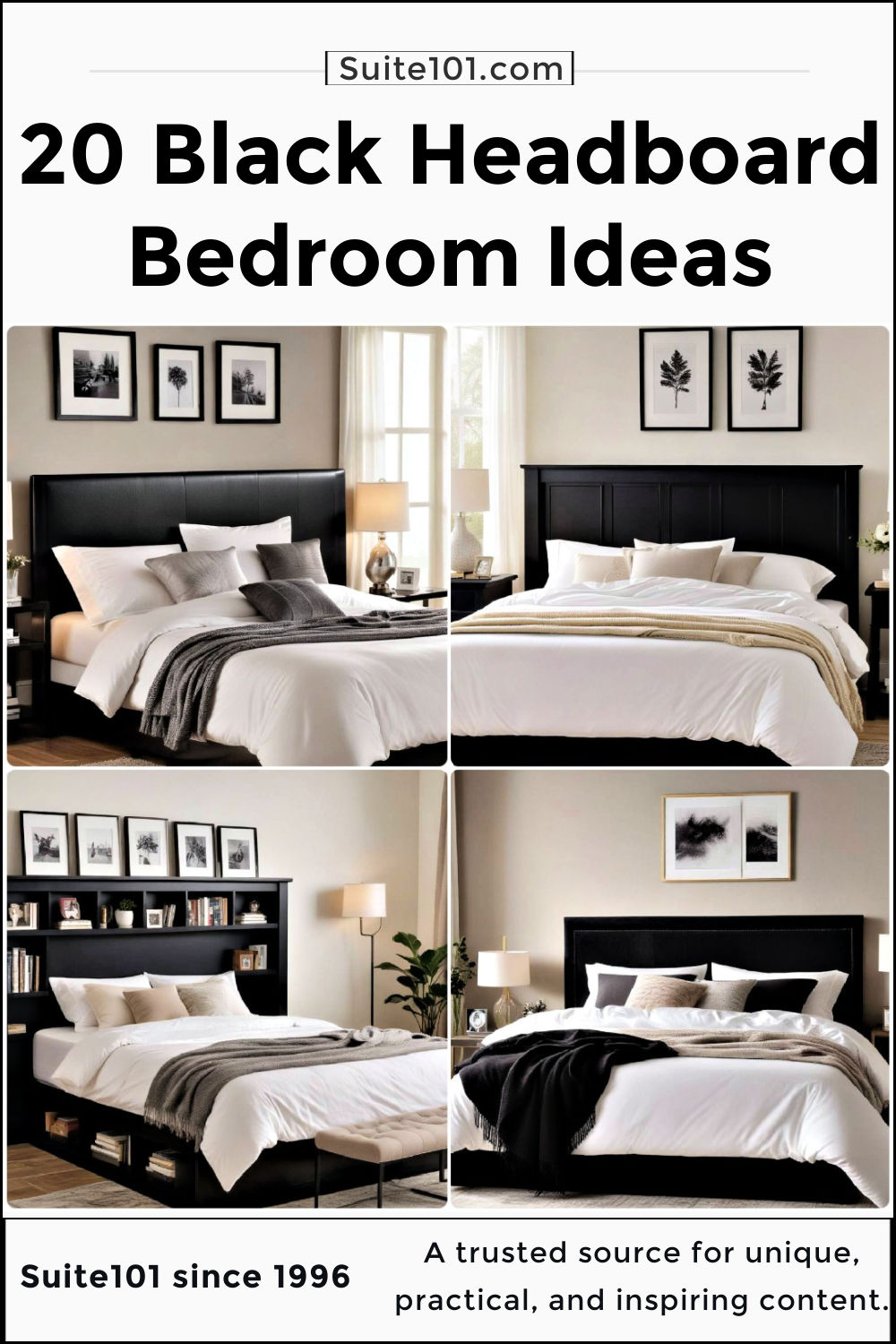 20 Black Headboard Bedroom Ideas That Will Wow You