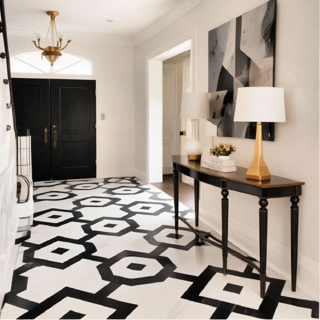 15 Black and White Entryway Ideas To Welcome Guests