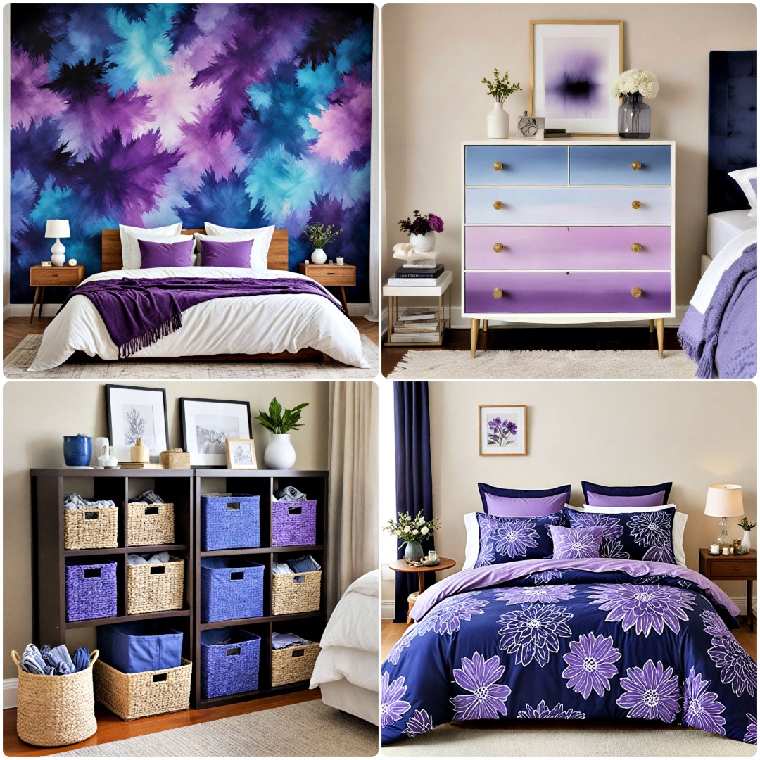 15 Blue and Purple Bedroom Ideas You Need To See