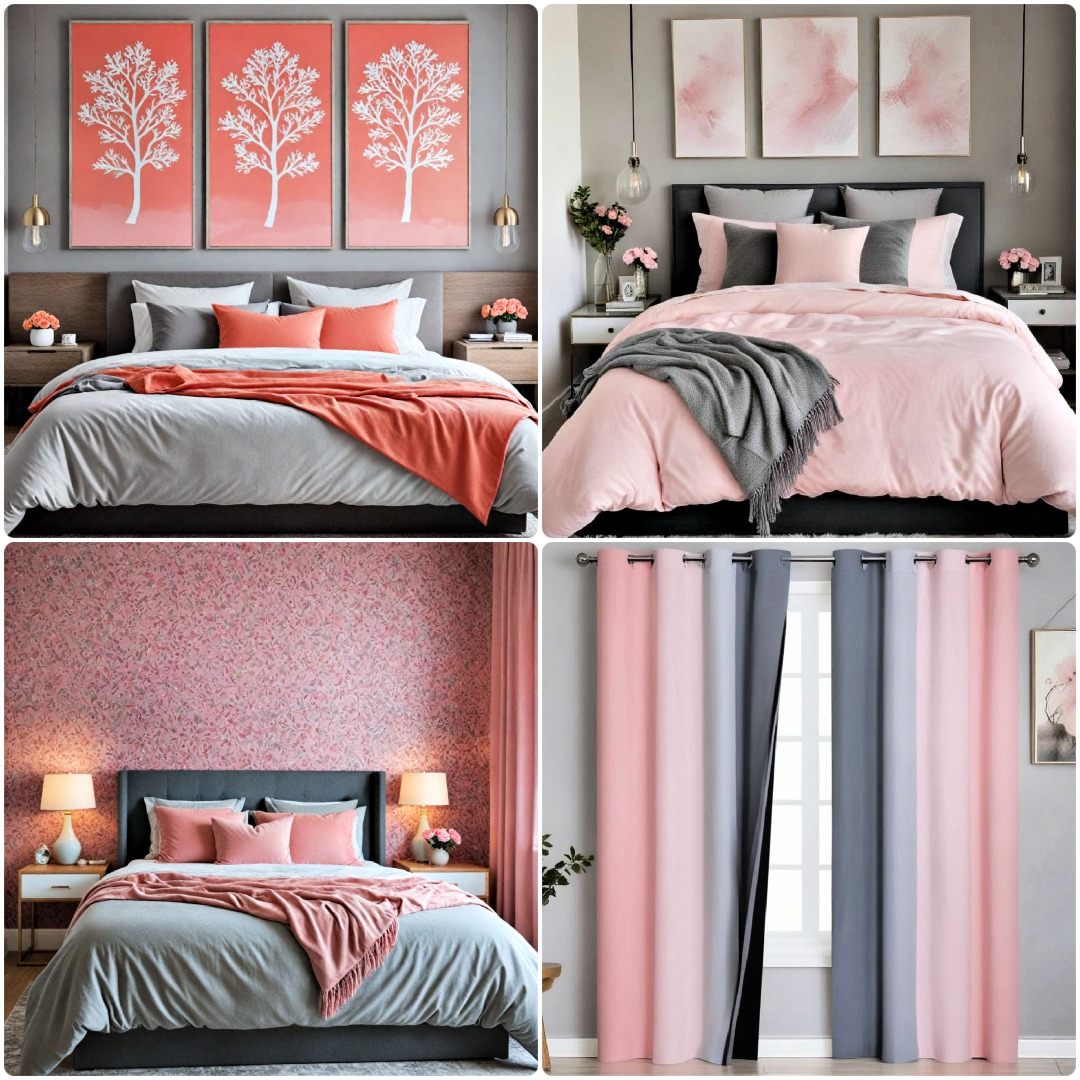 25 Pink and Grey Bedroom Ideas for A Dreamy Space - Suite 101
