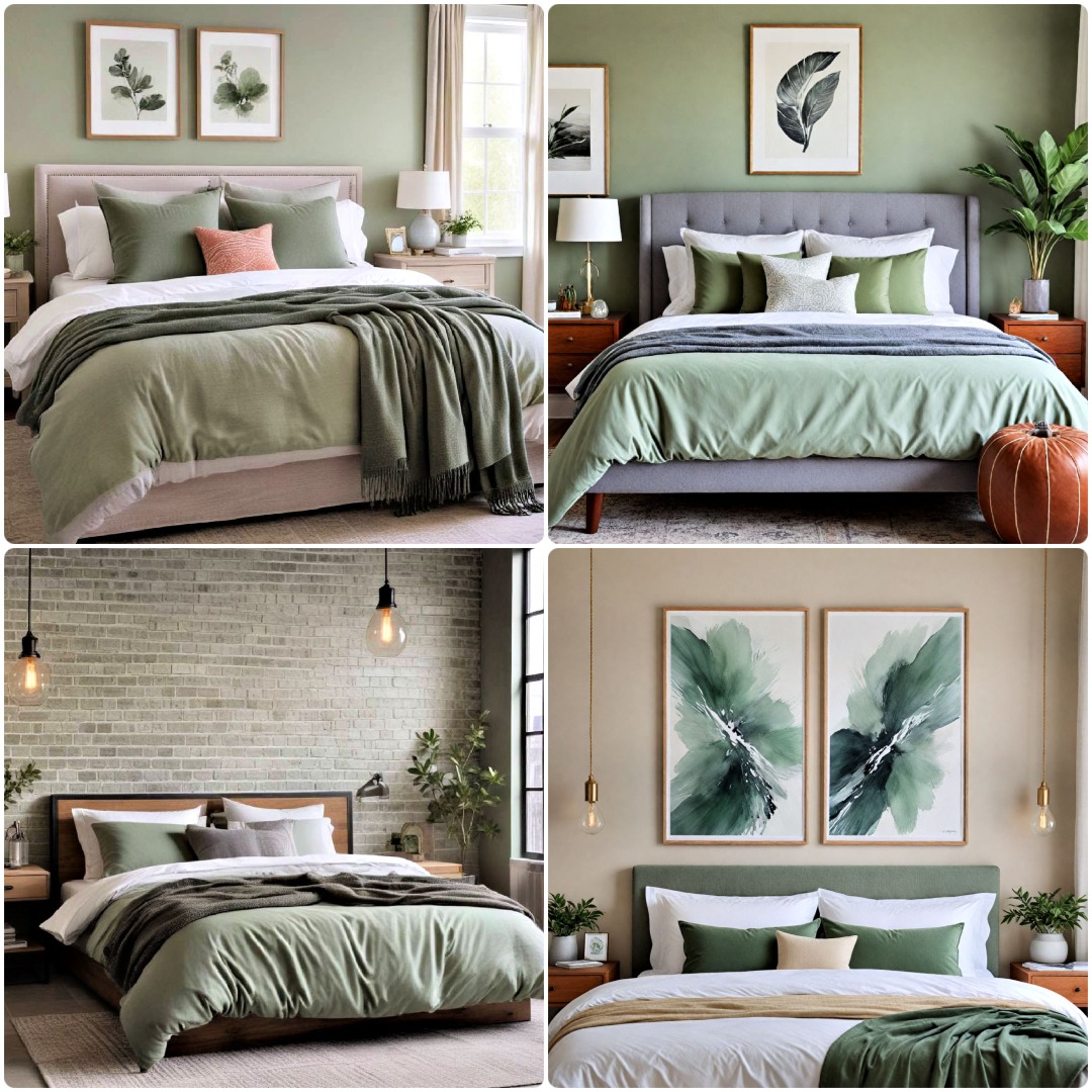 25 Sage Green and Grey Bedroom Ideas You'll Love